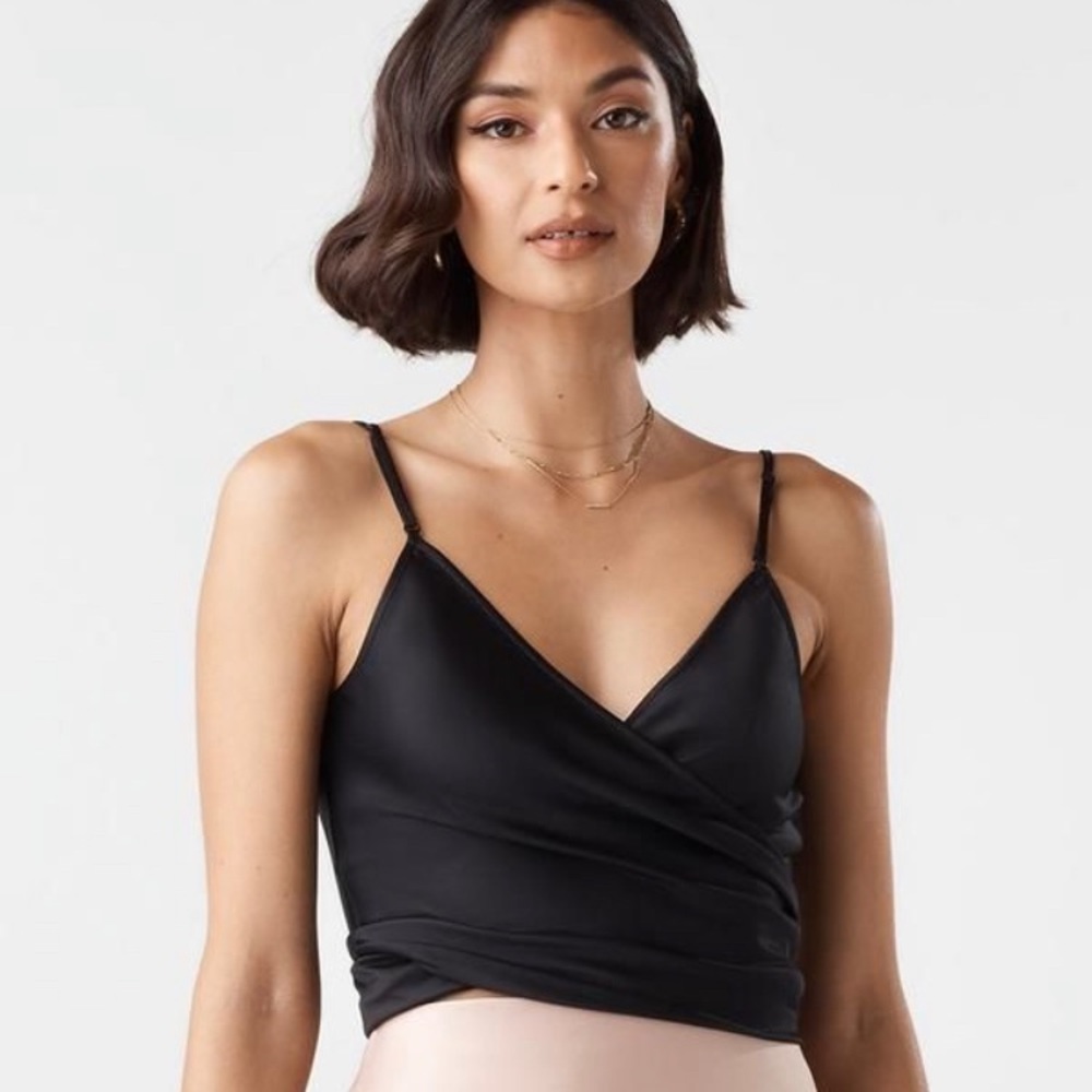 Vetta satin wrap tank S